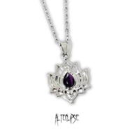Alteclipse lotus amethyst nocturne necklace