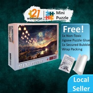 1000 PCS Puzzle Mini Puzzle / 1000 Pieces Puzzle Scenery Painting Puzzle Colorful Firework