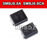 20PCS SMBJ6.8A SMBJ6.8 CA 6V8A 6V8C TVS One-Way Two-Way Voltage Suppression Diode IC SMD