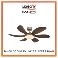 Fanco Girasol 46" 6-Blades DC Ceiling Fan With Remote