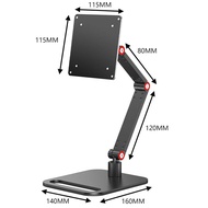 codPortable Monitor Tablet Holder 100x100 75x75 VESA Mount Metal Stand Adjustable Desk Bracket for 1