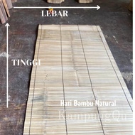 COD Tirai Kerai Kerei Kere Wide Bambu Gulung Outdoor Tahan Hujan Dan Panas 150 x 150 Free Katrol Dan