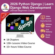 Video Course | 2026 Python Django | Learn Django Web Development Ultimate Beginners [130+ Lessons]