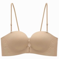 Áo Ngực Không Dây Cài Trước Đệm 25 Cm Siêu Nâng Ngực Bản To Che Mỡ Thừa Kèm Dây Vai YUKI STORE 947