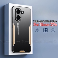 Matte Metal Hard Phone Case For Honor X7e 2026 Camera Lens Protective Casing Shockproof Back Cover H