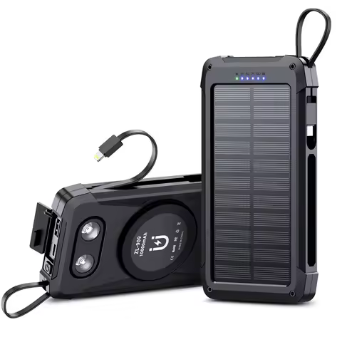 10000mAh Magnetic Solar Power Bank 15W Fast Magsafe Wireless Charger for iPhone 16 Huawei Samsung 22