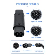 GBT to Type 2 EV Charger Adaptor IEC 62196 to GB China Standard EV Charger Converter Adapter 32A for