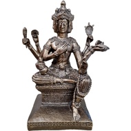 四面佛金身 泰国四面佛像 有求必应大梵天王 100% 纯列南皮 （lek Nam phi）铁矿石铸造