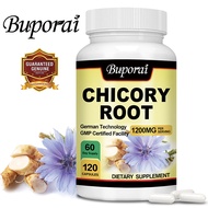 Chicory Fiber Supplement - 1200 mg/capsule - Chicory Root Powder - Inulin Capsules, Supports Digesti