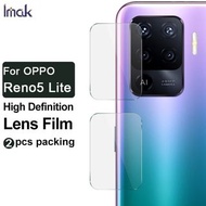 OPPO Reno5 Lite --- IMAK (2片裝) 高清 鏡頭貼 硬度玻璃纖維材質 保護膜 Lens Protective Film (2x Pcs)
