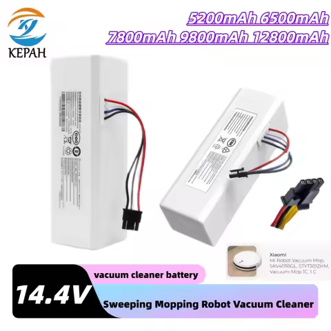 14.4V 4S1P Li-ion Battery｜Fits P1904 MM Robot Vacuum, 5200-12800mAh Replacement Option