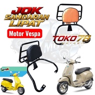 FOLDING BACKBACK SEAT FOR VESPA PRIMAVERA VESPA SPRINT VESPA LX S MOTORCYCLE
