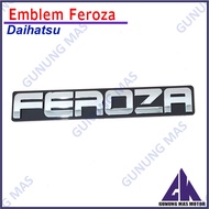 ♈1pc Chrome Emblem Badge Letter Logo Design Size 17x3cm Car Accessories Parts for Daihatsu Feroza