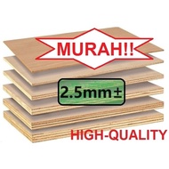 2.5mm Plywood Papan Kayu Timber Panel Wood Board Sheet DIY 2.5mm