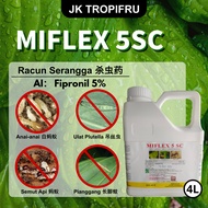 【Racun anai anai蚂蚁药】 MIFLEX 5SC（Fipronil 5%) （4L）Ubat Semut,Ubat Lipas,Ubat Ulat Plutella【Regent、Cha