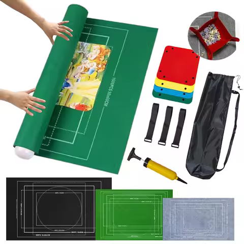 Puzzle Storage Blanket Children Puzzle Toys Multiple Specifications with Bag Portable Parent-child E