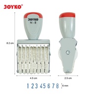 Joyko Number Stamp N8 8 digits (1pcs)