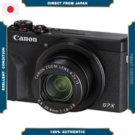 【Excellent】 Canon PowerShot G7 X Mark III Compact Digital Camera (Black) with 1.0-inch Sensor, F1.8 