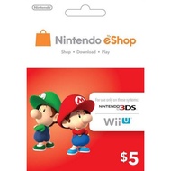 Nintendo Switch eShop Prepaid Card $5, 10 Usd
