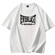 BAJU DEWASA EVERLAST B0XING UNISEX SHORT SLEEVE T-SHIRT 100%COTTON XS-5XL PREMIUM QUALITY 190GSM
