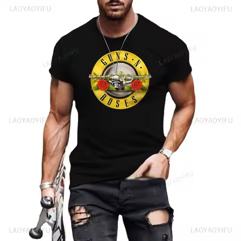 Vintage Rock Band Guns N Roses T Shirt Men Women Music Violator Dm Enjoy The Silence Gahan Synth Dav