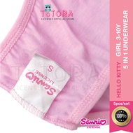 Great experience☈☸Hello Kitty Kids Underwear Girl Panties 5 pcs Seluar Dalam Budak Perempuan Spender
