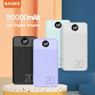 TERBARUU BASIKE POWERBANK ORIGINAL 20000MAH 10000 MAH TYPE C USB DUAL