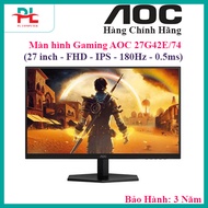 AOC 27G42E/74 Gaming Monitor (27 inch - FHD - IPS - 180Hz - 0.5ms) - Genuine Product -