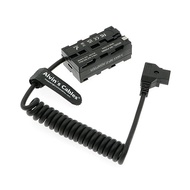 Alvin’s Cables D-tap to Dual-sided NP-F Dummy Battery Power Adapter Cable for Atomos| SmallHD| Feelw