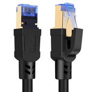 SEPWIK Cat8 Ethernet Cable, High Speed Cat 8 Network Ethernet Patch Internet Cable with Gold Plated 