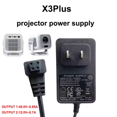 DITONG HYP317 power supply Suitable for X3plus projector, 45V/0.85A&12V/0.75A