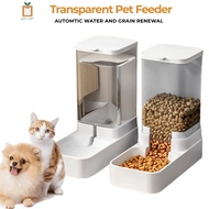 Pet Food Feeder Water Feeder Dog Cat Bowl Large Water Dispenser Gravity Automatic Gravity / Dry Food