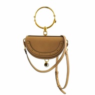CHLOE 克羅伊Nile Minaudiere 奶茶棕半月包手提包(附購證)