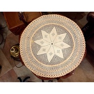 19th Century Hand Knitted Tablecloth 519435