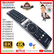 [✅Ready] Remot Remote Original Android Tv Sharp Aquos Uhd 4K/8K