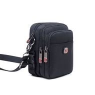 AT/🧨Swiss Army Knife Shoulder Bag Men's Multifunctional Mobile Phone Bag Belt Waist Bag Large Capacity Oxford Cloth Spor