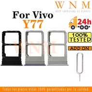 For Vivo Y77 Sim Card Tray Sim Card Slot Holder Card Holder Reader SD Slot Adapter Replacement Part