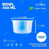 PROMO / TERMURAH 500 PCS- THINWALL DM 450ML PER DUS BULAT RATA BOWL