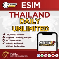 eSIM Thailand Daily Unlimited Activated Instantly