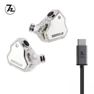 7Hz X Crinacle Zero :2 10Mm ปรับปรุงไดรฟ์เวอร์ไดนามิก IEM หูฟังหูฟังแบบมีสายหูฟังสำหรับเล่นเกมกับสาย