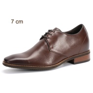 Walking Tall Premium Leather Formal Shoes Height increase shoes (7 cm) with Rubber OutSole - Mens Br
