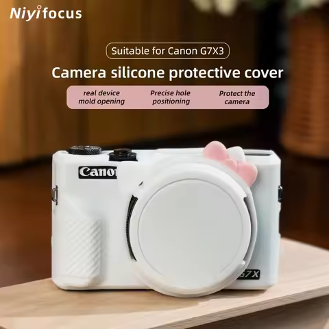 G7X3 Silicone Armor Skin Case Camera Bag Body Cover Protective Anti-drop for Canon Powershot G7X Mar