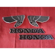 emblem tangki tanki honda sayap burung cb 100 cb100 glatik gelatik k2 import taiwan bahan mirip ori