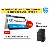 HP ProBook X360 440 G1 4WB79PA#UUF (I5-8250U /8GB /WIN 10 PRO 64) Notebook Pc - WHILE STOCK LAST