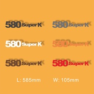Backhoe Loader Case 580 Super K Loader Lift Sticker. 7 colors chooses. ( free transfer film )