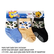 3 in One Baby Socks for Newborn Babies 0-8 Months