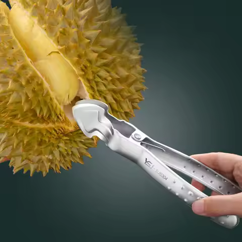 Durian mouth opener Stainless steel durian mouth opener Watermelon mouth opener household durian bre