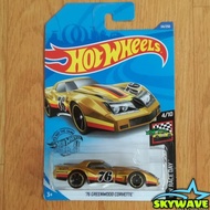 Diecast Hot Wheels 2019 - '76 Greenwood Corvette