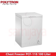 CHEST FREEZER / FREEZER BOX POLYTRON PCF-118 / PCF 118 100 LITER