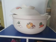 Donabe白色鋰瓷鍋(可議價)